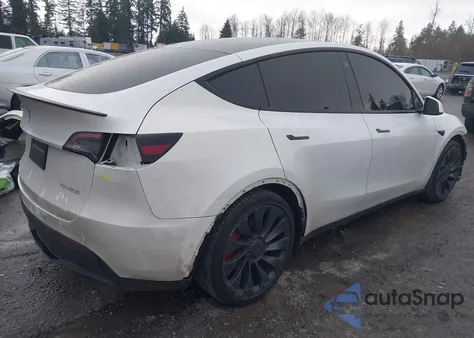 2022 Tesla Model Y Performance Dual Motor All-Wheel Drive from USA, damaged, VIN 7SAYGDEF7NF517939